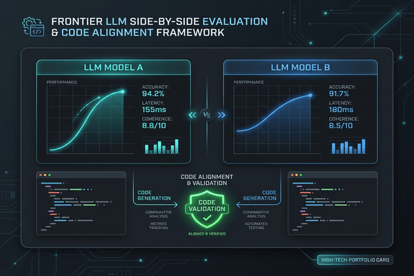 Frontier LLM Side-by-Side Evaluation & Code Alignment Framework thumbnail
