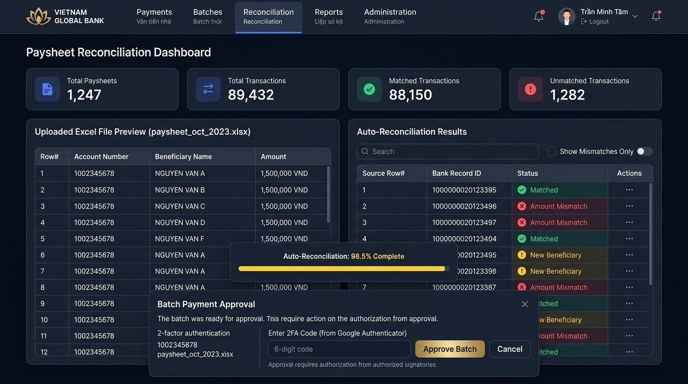 BIDV-Batch Payment Automation: Payment Processing System case study banner