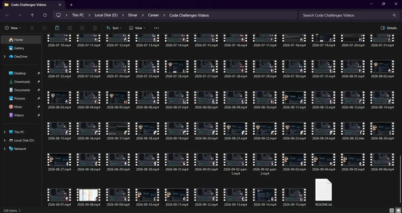 Code challenges folder.